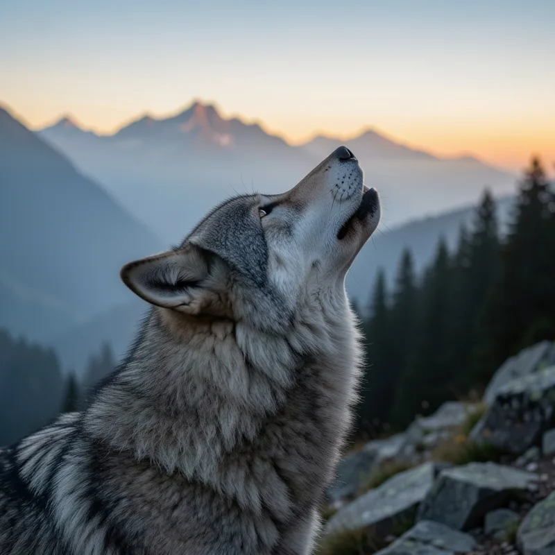 Pourquoi le loup hurle : communication, portée et signification